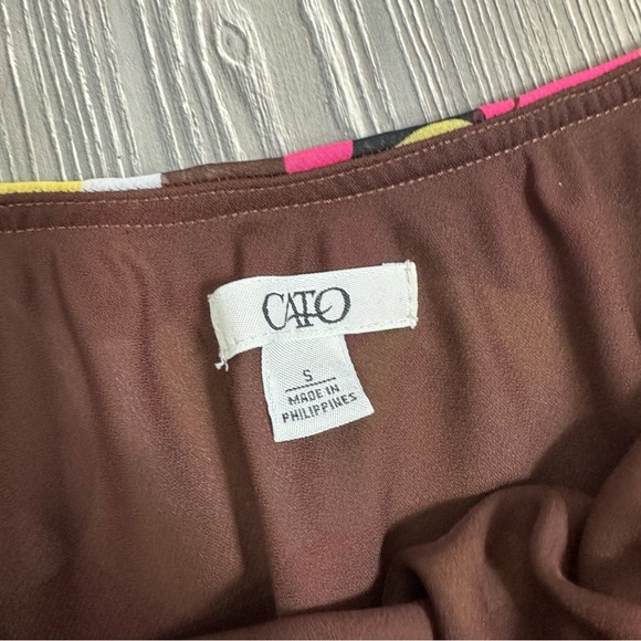 Y2K CATO Retro Geometric Print Midi Skirt – Vacation & Festival Outfit - Picture 3 of 6